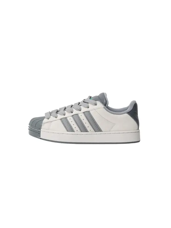 ADIDAS ORIGINALS ADIDAS ORIGINALS Nizke superge 'SUPERSTAR'  siva / temno siva