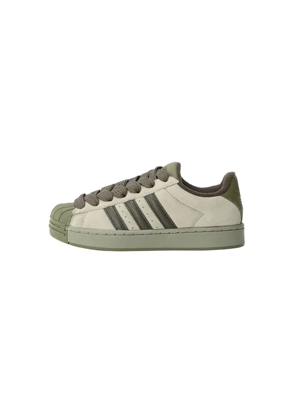 ADIDAS ORIGINALS ADIDAS ORIGINALS Nizke superge 'SUPERSTAR'  svetlo siva / oliva / jelka