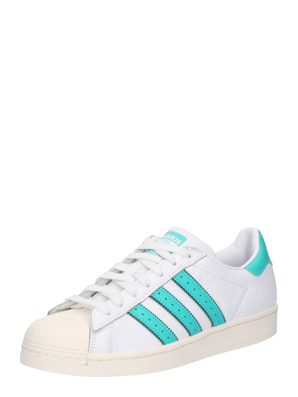 ADIDAS ORIGINALS ADIDAS ORIGINALS Nizke superge 'SUPERSTAR'  turkizna / temno zelena / bela