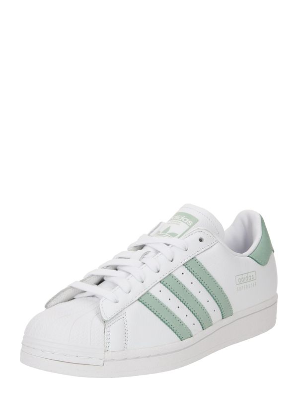 ADIDAS ORIGINALS ADIDAS ORIGINALS Nizke superge 'SUPERSTAR'  zelena / bela