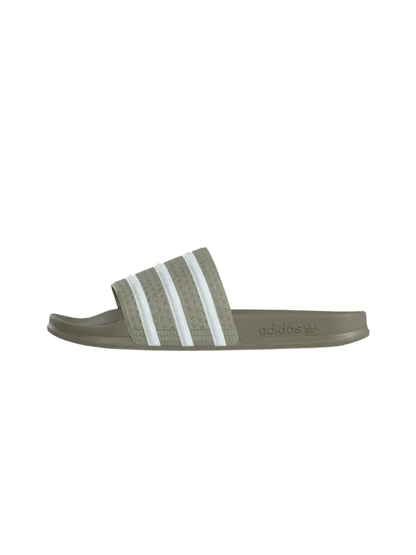 ADIDAS ORIGINALS ADIDAS ORIGINALS Nizki natikači 'ADILETTE'  oliva / bela