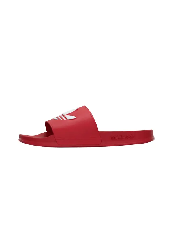 ADIDAS ORIGINALS ADIDAS ORIGINALS Nizki natikači 'ADILETTE'  rdeča / bela