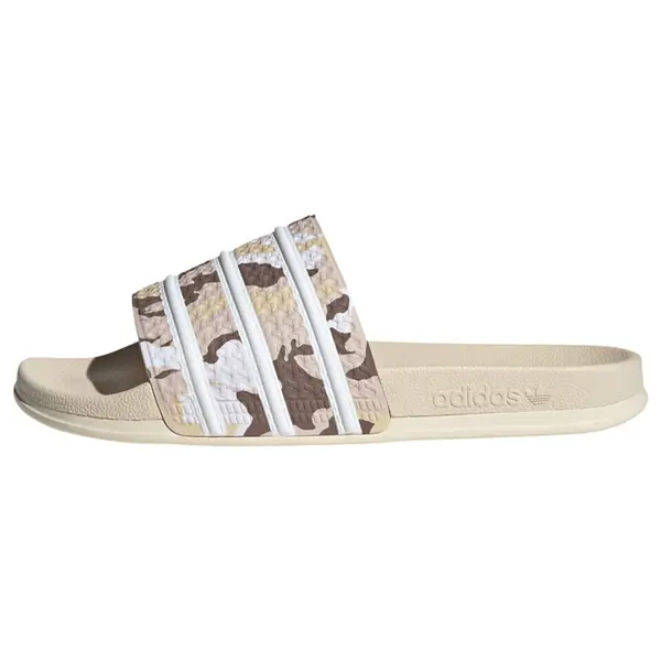 ADIDAS ORIGINALS ADIDAS ORIGINALS Nizki natikači 'Adilette'  svetlo bež / čokolada / mokka / bela