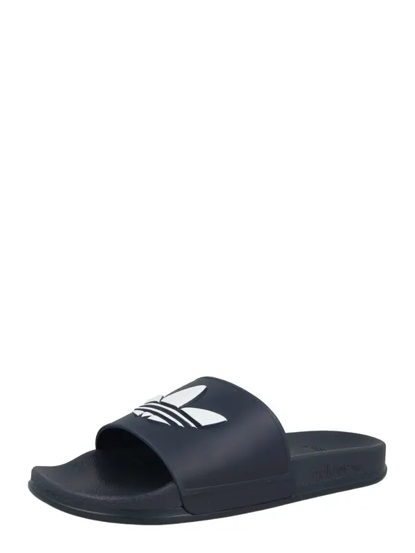 ADIDAS ORIGINALS ADIDAS ORIGINALS Nizki natikači 'Adilette'  temno modra / bela