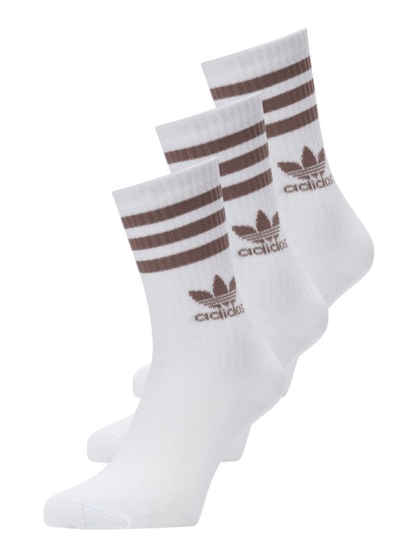 ADIDAS ORIGINALS ADIDAS ORIGINALS Nogavice  čokolada / bela