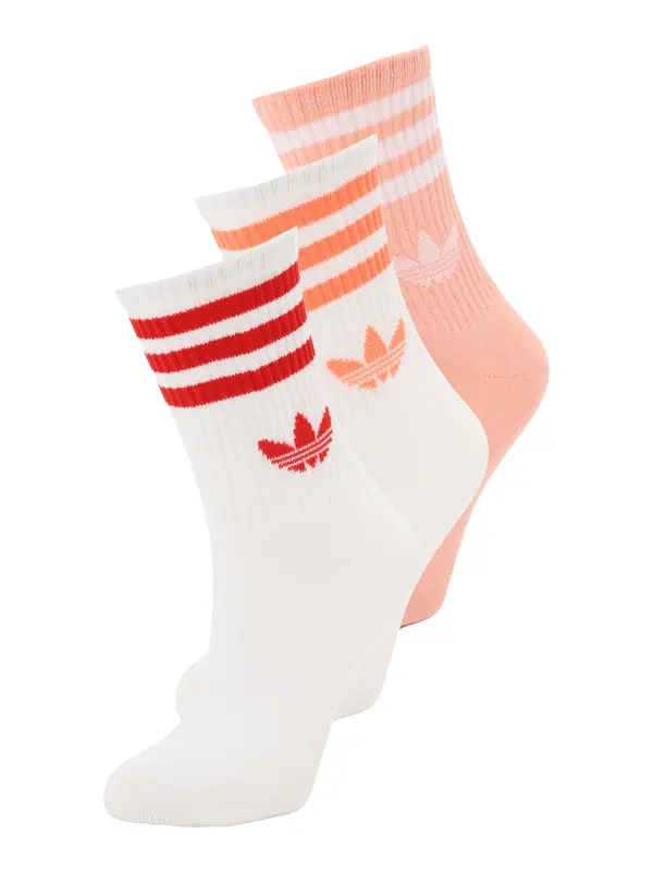 ADIDAS ORIGINALS ADIDAS ORIGINALS Nogavice  oranžna / breskev / rdeča / bela