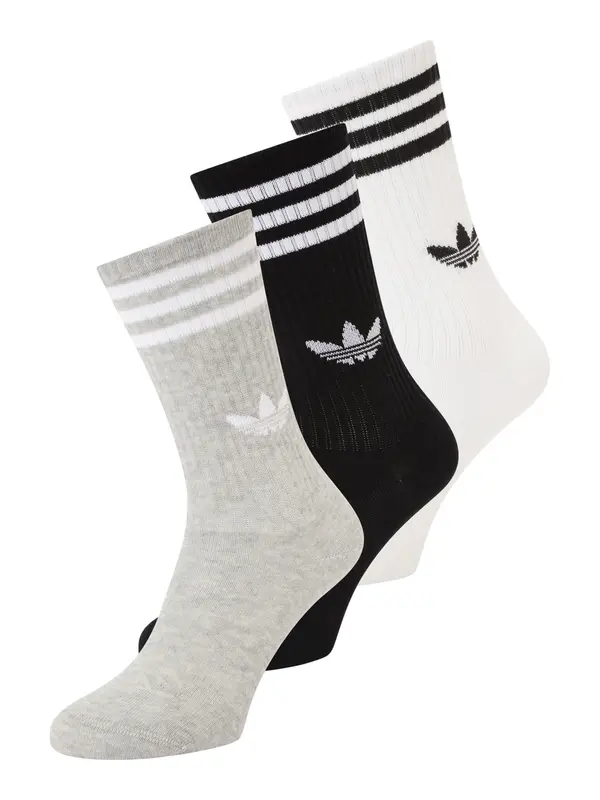 ADIDAS ORIGINALS ADIDAS ORIGINALS Nogavice  siva / črna / bela