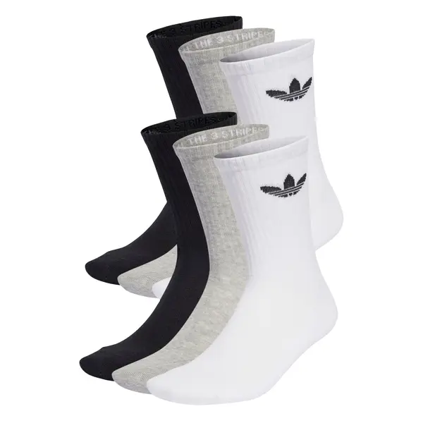 ADIDAS ORIGINALS ADIDAS ORIGINALS Nogavice 'Trefoil Cushion'  siva / pegasto siva / črna / bela
