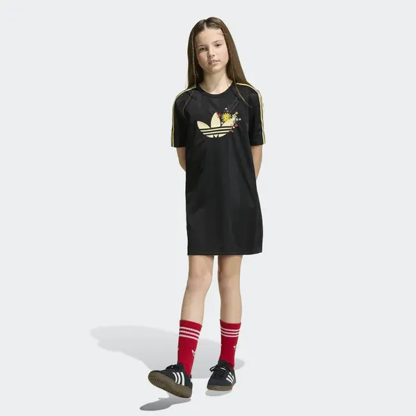 ADIDAS ORIGINALS ADIDAS ORIGINALS Obleka  pastelno rumena / melona / črna / bela
