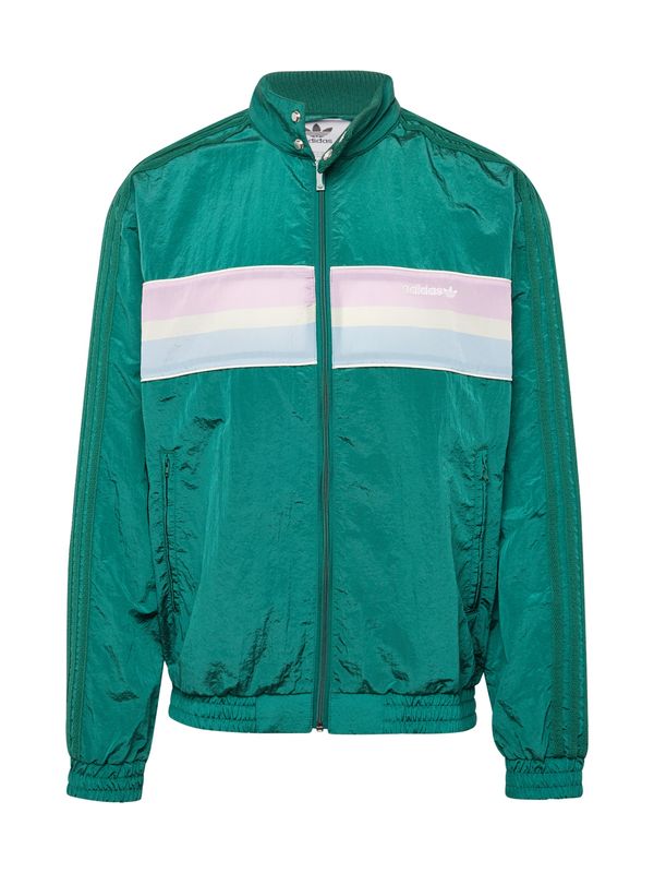 ADIDAS ORIGINALS ADIDAS ORIGINALS Prehodna jakna '80s'  smaragd / temno zelena / roza / bela