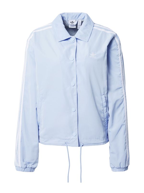 ADIDAS ORIGINALS ADIDAS ORIGINALS Prehodna jakna 'Adicolor Classics 3-Stripes '  svetlo modra / bela