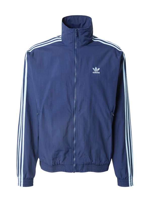 ADIDAS ORIGINALS ADIDAS ORIGINALS Prehodna jakna 'Adicolor Fbird'  indigo / bela