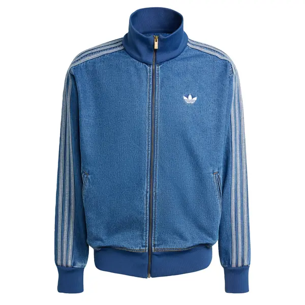 ADIDAS ORIGINALS ADIDAS ORIGINALS Prehodna jakna 'Adicolor Firebird'  moder denim / svetlo modra