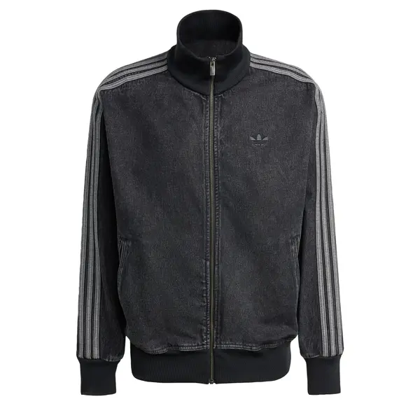 ADIDAS ORIGINALS ADIDAS ORIGINALS Prehodna jakna 'Adicolor Firebird'  temno siva / črn denim