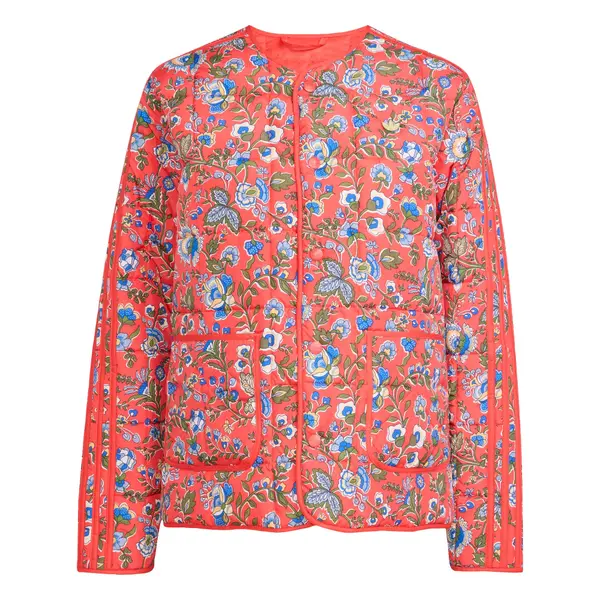 ADIDAS ORIGINALS ADIDAS ORIGINALS Prehodna jakna 'Adidas Originals x Liberty London'  azur / zelena / oranžno rdeča / bela