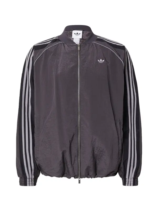ADIDAS ORIGINALS ADIDAS ORIGINALS Prehodna jakna 'Adilenium'  siva / črna