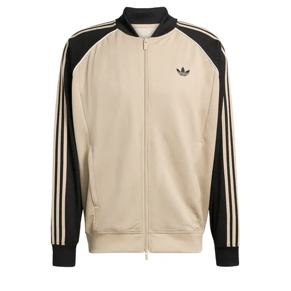ADIDAS ORIGINALS ADIDAS ORIGINALS Prehodna jakna  bež / črna / volneno bela