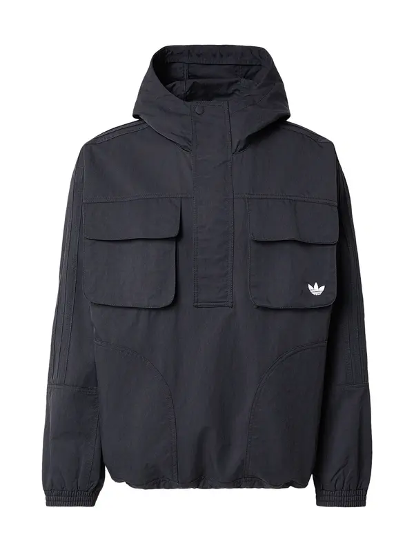 ADIDAS ORIGINALS ADIDAS ORIGINALS Prehodna jakna 'BRITCORE'  črna