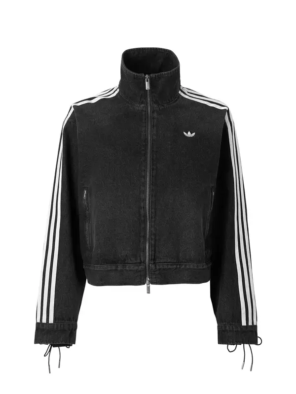 ADIDAS ORIGINALS ADIDAS ORIGINALS Prehodna jakna  črna / bela