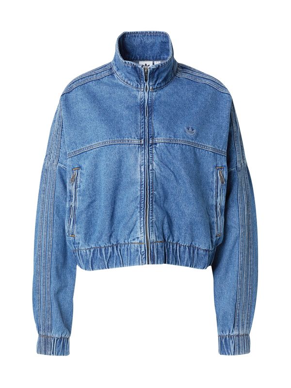 ADIDAS ORIGINALS ADIDAS ORIGINALS Prehodna jakna 'Ess'  moder denim