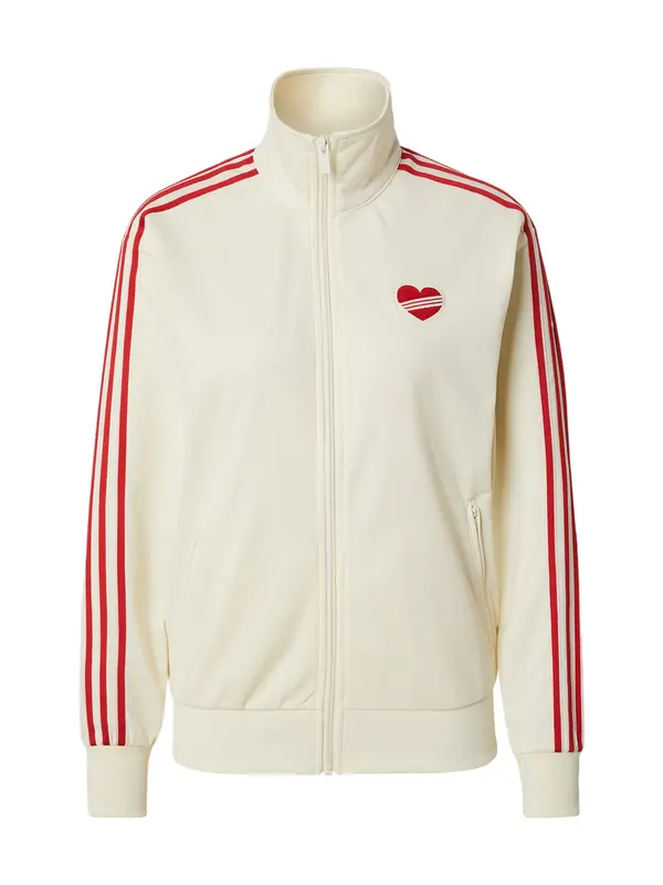 ADIDAS ORIGINALS ADIDAS ORIGINALS Prehodna jakna 'FB TT'  kremna / rdeča