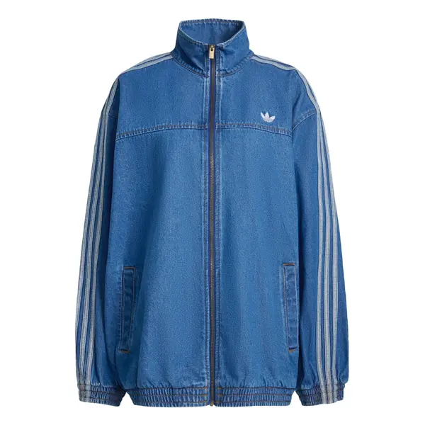 ADIDAS ORIGINALS ADIDAS ORIGINALS Prehodna jakna 'Firebird Adilenium'  moder denim / pastelno modra