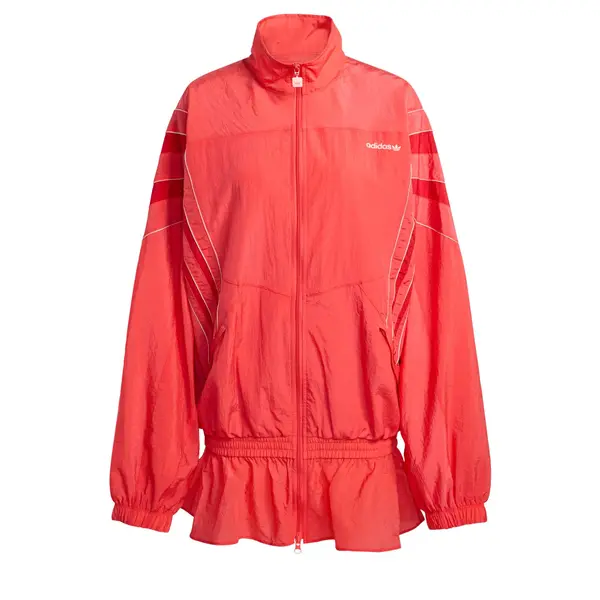 ADIDAS ORIGINALS ADIDAS ORIGINALS Prehodna jakna 'Santiago'  ognjeno rdeča / svetlo rdeča / bela