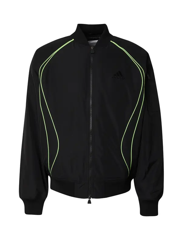 ADIDAS ORIGINALS ADIDAS ORIGINALS Prehodna jakna 'TEAMGEIST'  svetlo zelena / črna