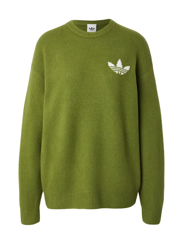 ADIDAS ORIGINALS ADIDAS ORIGINALS Pulover 'Athletic Dept'  kivi / bela