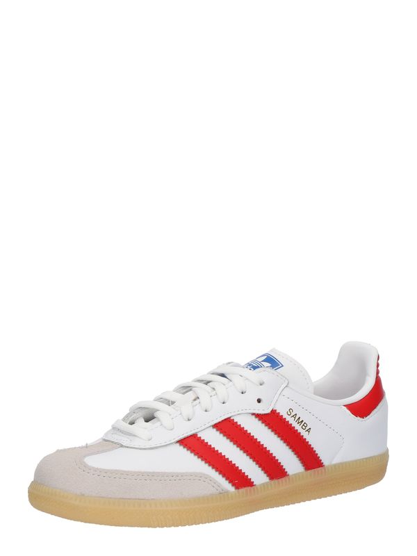 ADIDAS ORIGINALS ADIDAS ORIGINALS Superge 'SAMBA'  greige / rdeča / bela