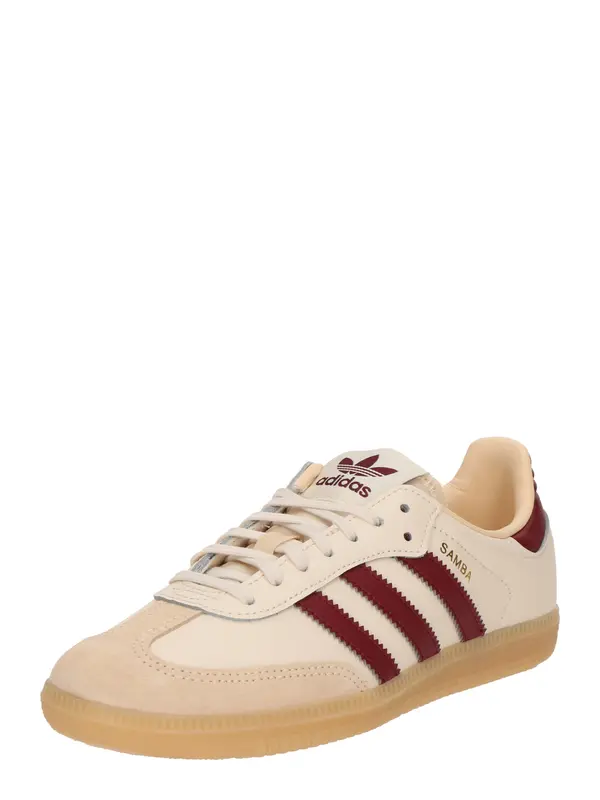 ADIDAS ORIGINALS ADIDAS ORIGINALS Superge 'SAMBA'  kamela / temno rdeča / volneno bela