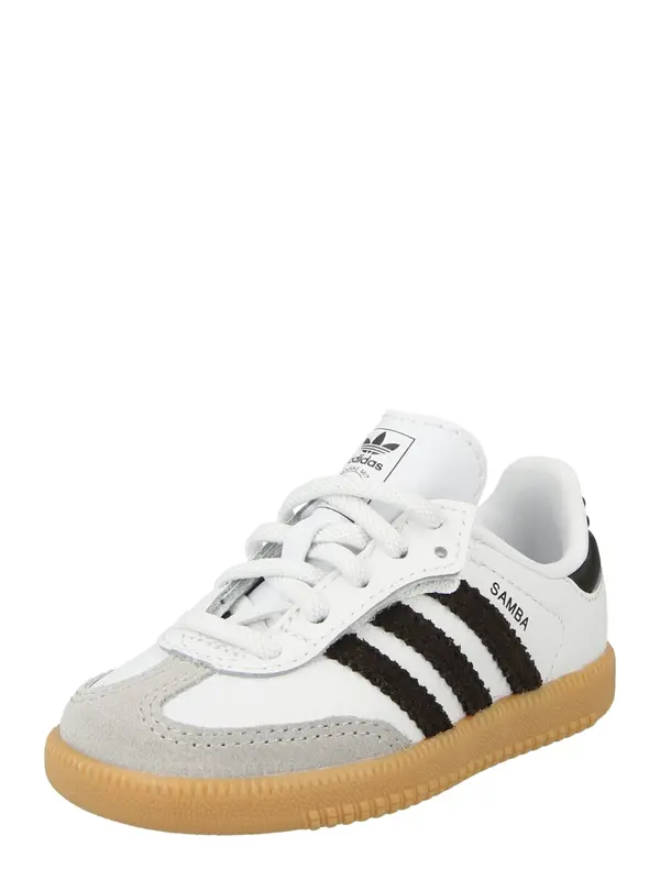 ADIDAS ORIGINALS ADIDAS ORIGINALS Superge 'SAMBA'  svetlo siva / črna / bela