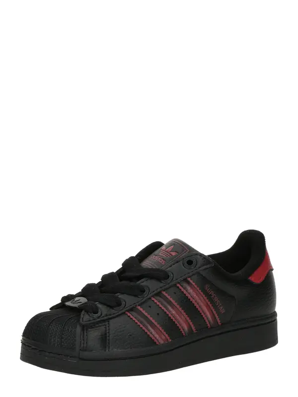 ADIDAS ORIGINALS ADIDAS ORIGINALS Superge 'SUPERSTAR II'  vinsko rdeča / črna
