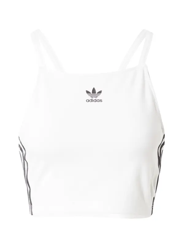 ADIDAS ORIGINALS ADIDAS ORIGINALS Top 'Adicolor'  črna / bela