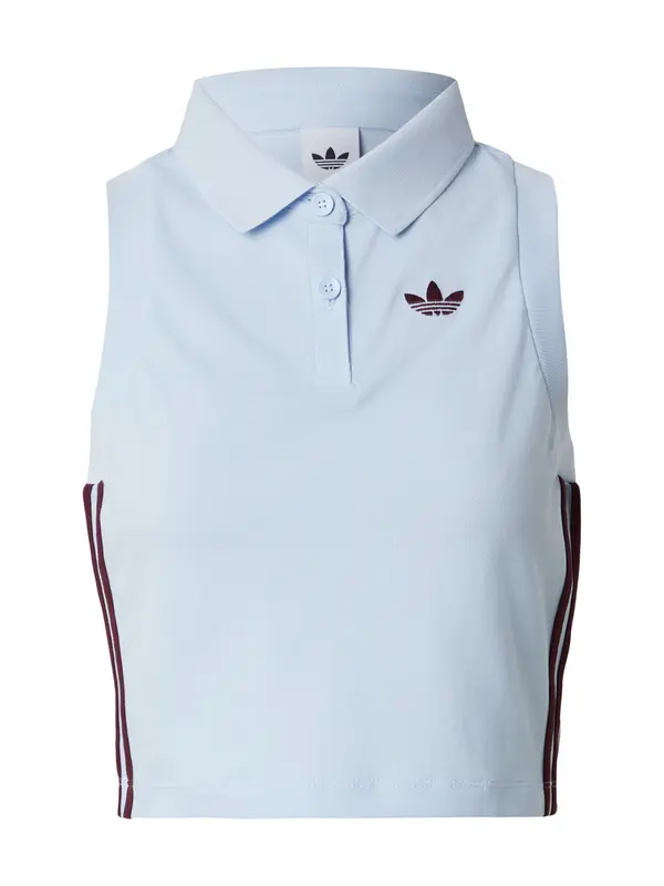 ADIDAS ORIGINALS ADIDAS ORIGINALS Top  svetlo modra / burgund
