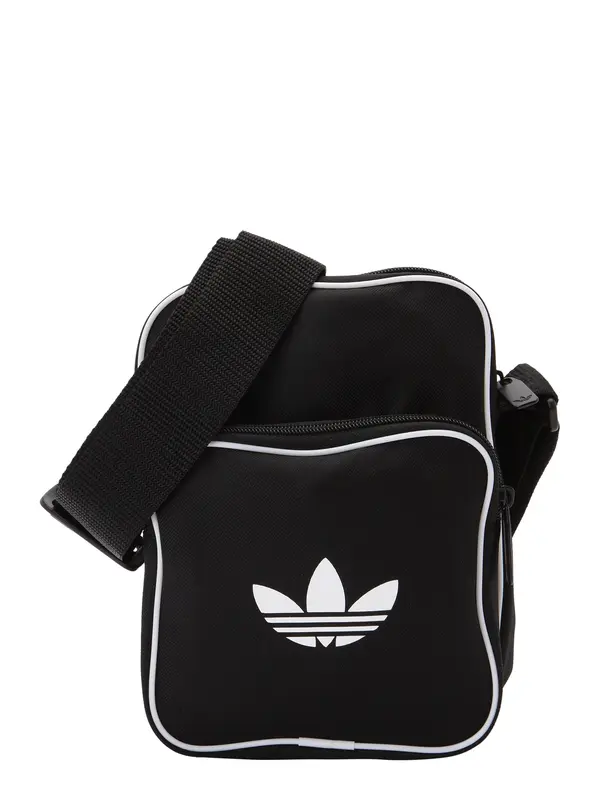 ADIDAS ORIGINALS ADIDAS ORIGINALS Torba za čez ramo 'Adicolor Classic Small Item'  črna / bela
