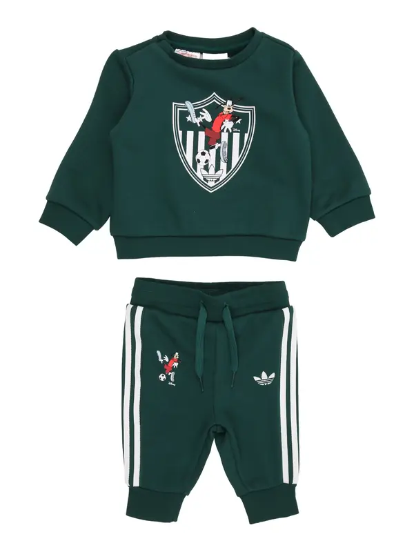 ADIDAS ORIGINALS ADIDAS ORIGINALS Trenirka za tek 'Adidas x Disney'  temno zelena / rdeča / bela