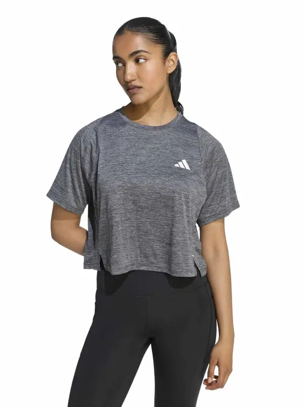 ADIDAS PERFORMANCE ADIDAS PERFORMANCE Funkcionalna majica 'Adi365'  siva / črna / bela