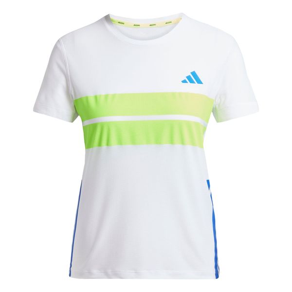 ADIDAS PERFORMANCE ADIDAS PERFORMANCE Funkcionalna majica 'Adizero Retro'  modra / limeta / bela