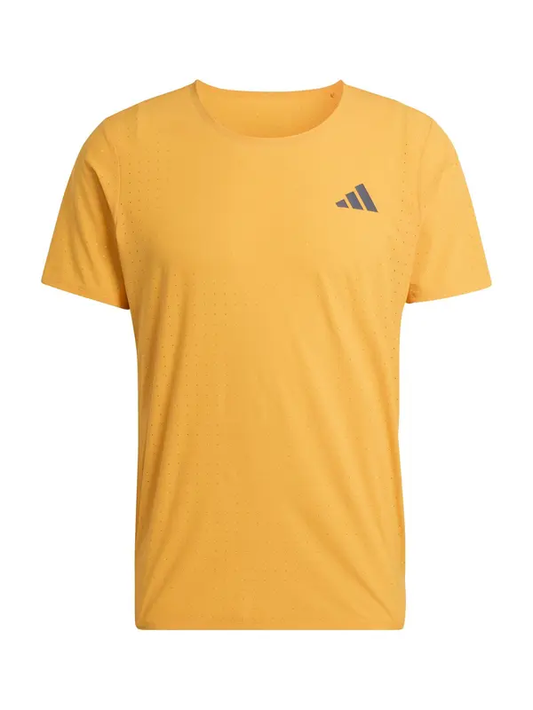 ADIDAS PERFORMANCE ADIDAS PERFORMANCE Funkcionalna majica 'ADIZERO'  temno siva / oranžna / črna