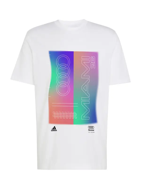 ADIDAS PERFORMANCE ADIDAS PERFORMANCE Funkcionalna majica 'Audi  Revolut F1 Team Teamgeist'  modra / zelena / rdeča / bela