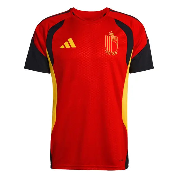 ADIDAS PERFORMANCE ADIDAS PERFORMANCE Funkcionalna majica 'Belgien 26 Tiro'  rumena / med / črna