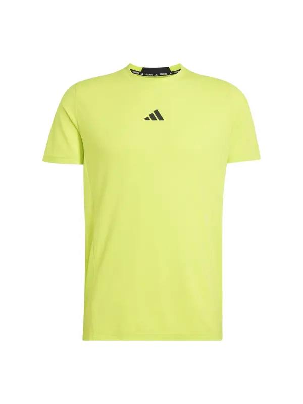 ADIDAS PERFORMANCE ADIDAS PERFORMANCE Funkcionalna majica 'Designed for Training'  neonsko rumena / črna