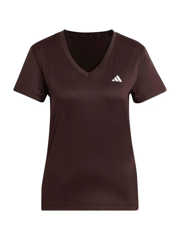 ADIDAS PERFORMANCE ADIDAS PERFORMANCE Funkcionalna majica 'Essentials'  čokolada / bela