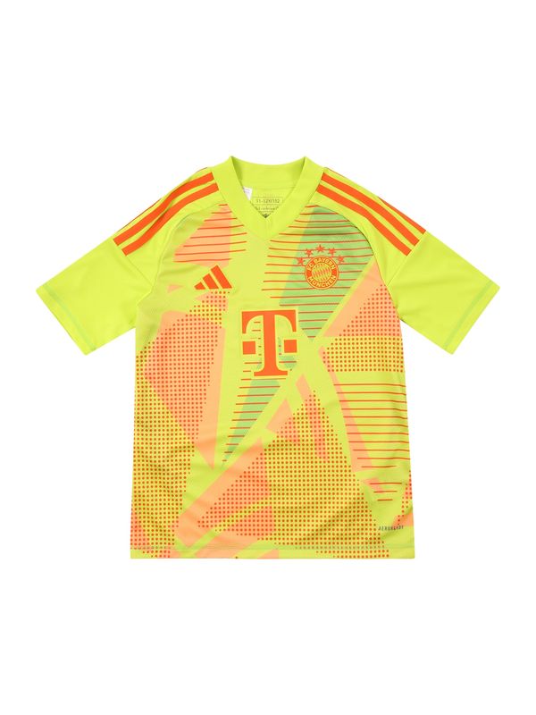 ADIDAS PERFORMANCE ADIDAS PERFORMANCE Funkcionalna majica 'Fc Bayern München'  neonsko zelena / oranžna