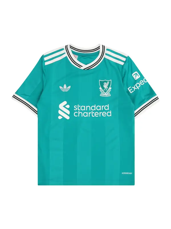 ADIDAS PERFORMANCE ADIDAS PERFORMANCE Funkcionalna majica 'FC Liverpool 25-26'  svetlo zelena / črna / bela