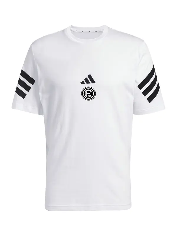 ADIDAS PERFORMANCE ADIDAS PERFORMANCE Funkcionalna majica 'Fortuna Düsseldorf'  črna / bela