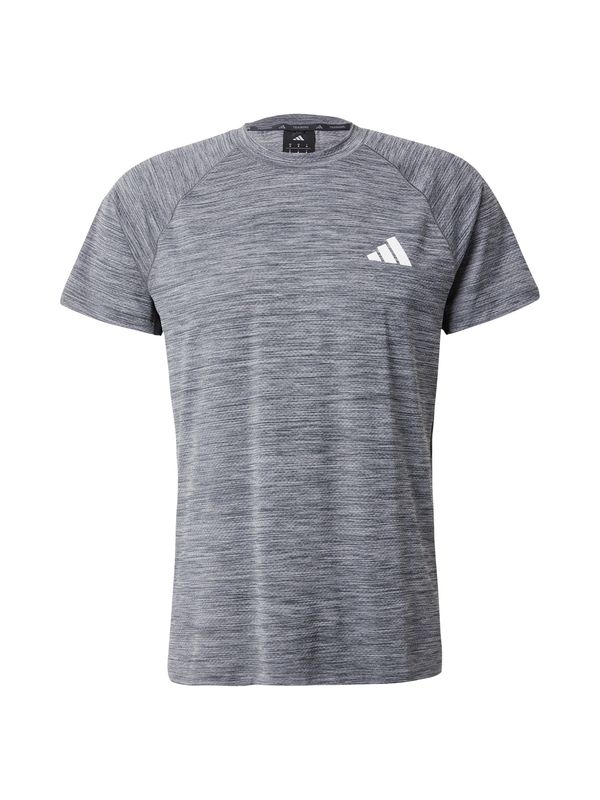 ADIDAS PERFORMANCE ADIDAS PERFORMANCE Funkcionalna majica 'GYM+'  siva / bela