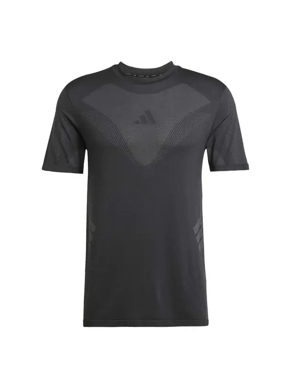 ADIDAS PERFORMANCE ADIDAS PERFORMANCE Funkcionalna majica 'GYM+'  siva / črna