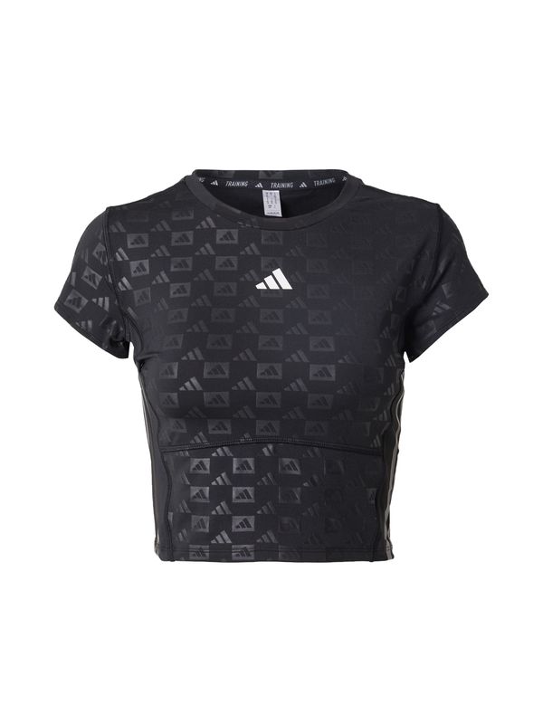 Adidas ADIDAS PERFORMANCE Funkcionalna majica 'HYGLM'  črna / bela